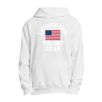 Latinos For Trump 2024 Urban Pullover Hoodie | Artistshot