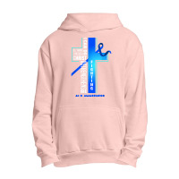 Faith God Jesus Christ Als Warrior Als Fighter Als Awareness T Shirt Urban Pullover Hoodie | Artistshot