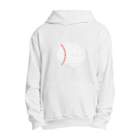 Dad Of Ballers Father Son Volleyball Baseball Player Coach T Shirt Urban Pullover Hoodie | Artistshot