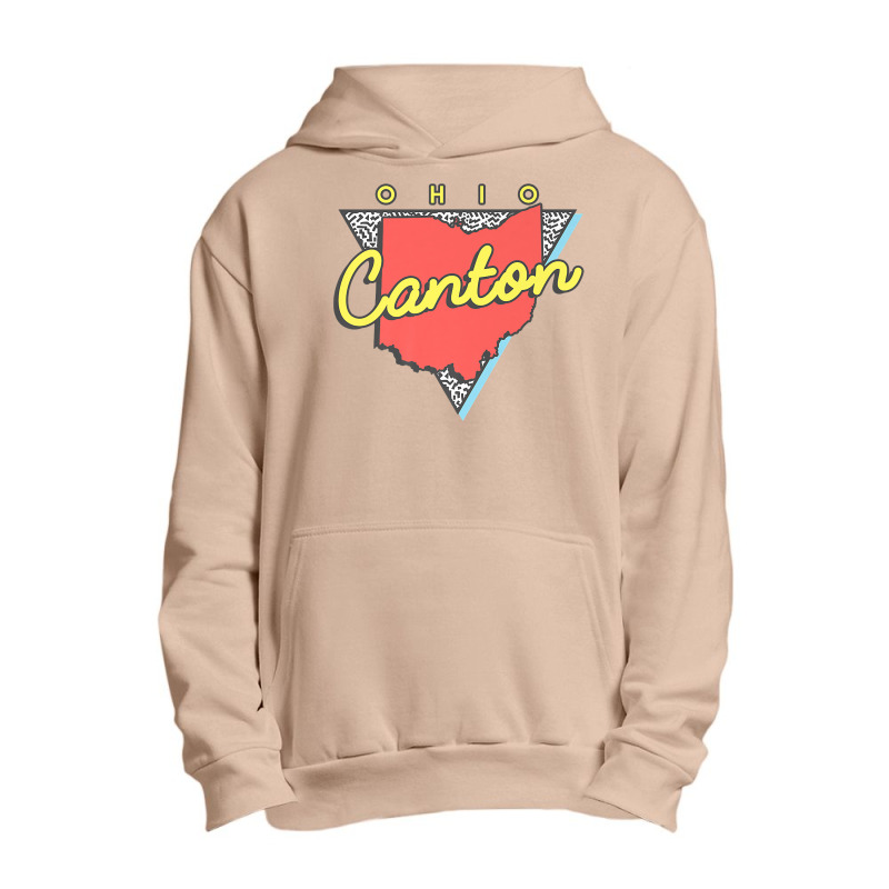 Canton Ohio T Shirt Retro Triangle Urban Pullover Hoodie | Artistshot