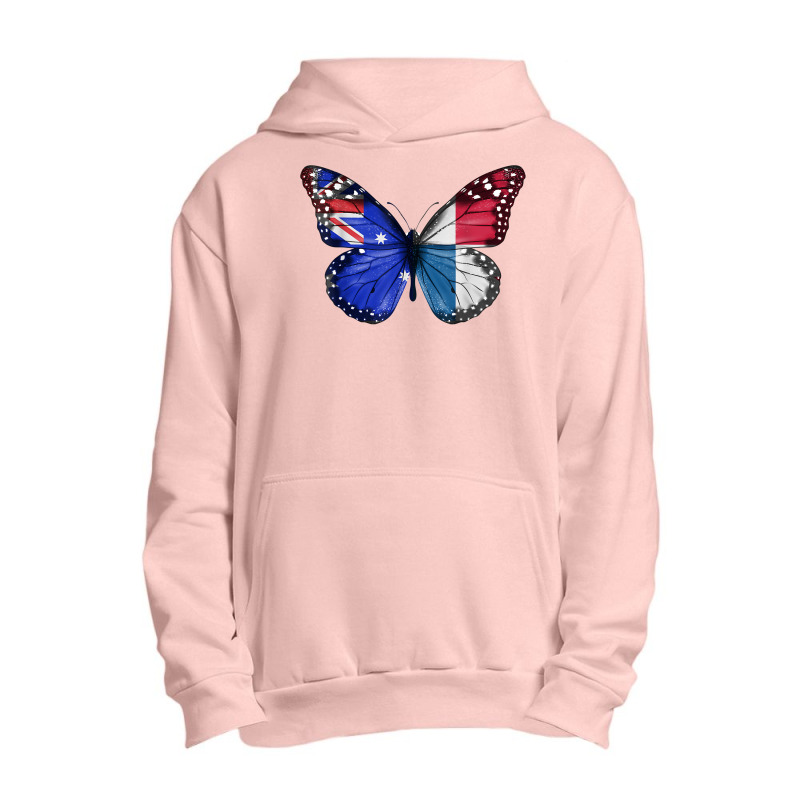 Australian Panamanian Flag Butterfly T Shirt Urban Pullover Hoodie by vazwttopperve | Artistshot