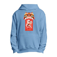 Chinese New Years For Men Dancing Tiger Dragon T Shirt Urban Pullover Hoodie | Artistshot