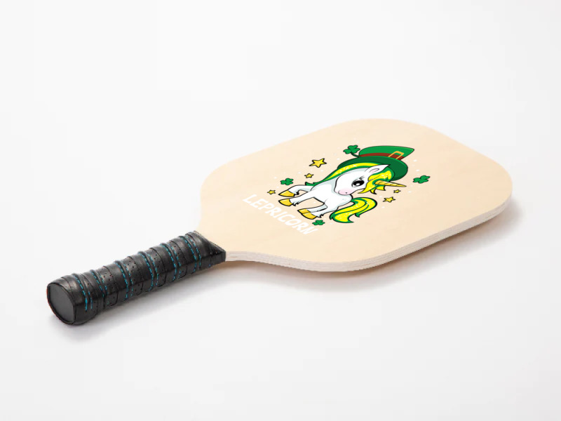 St Patricks Day Unicorn  Lepricorn Pickleball Paddle | Artistshot