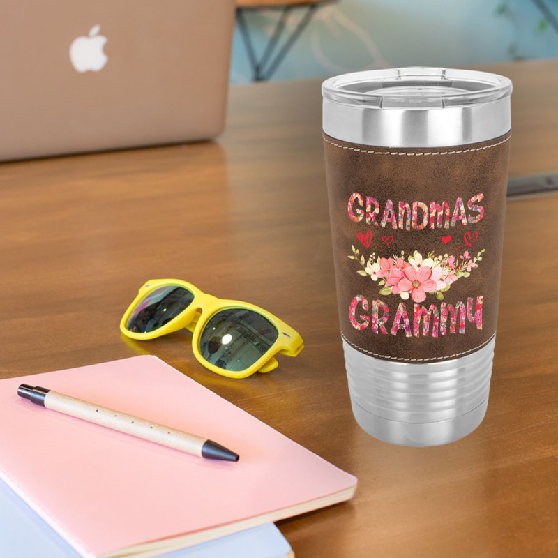 World Full Of Grandmas Be A Grammy T  Shirt In A World Full Of Grandma Leatherette Tumbler | Artistshot