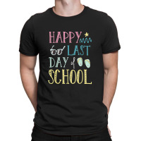 Happy Last Day Of School Flip Flops Glasses Summer Teacher T-shirt | Artistshot