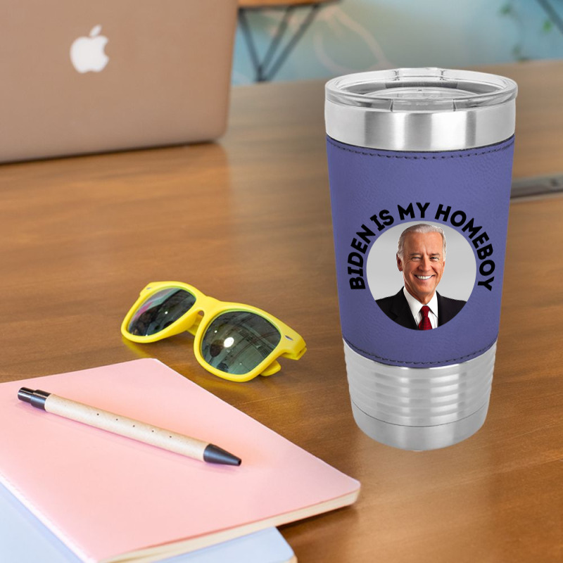 Joe Biden And Kamala Retro Style Fan Design Leatherette Tumbler | Artistshot