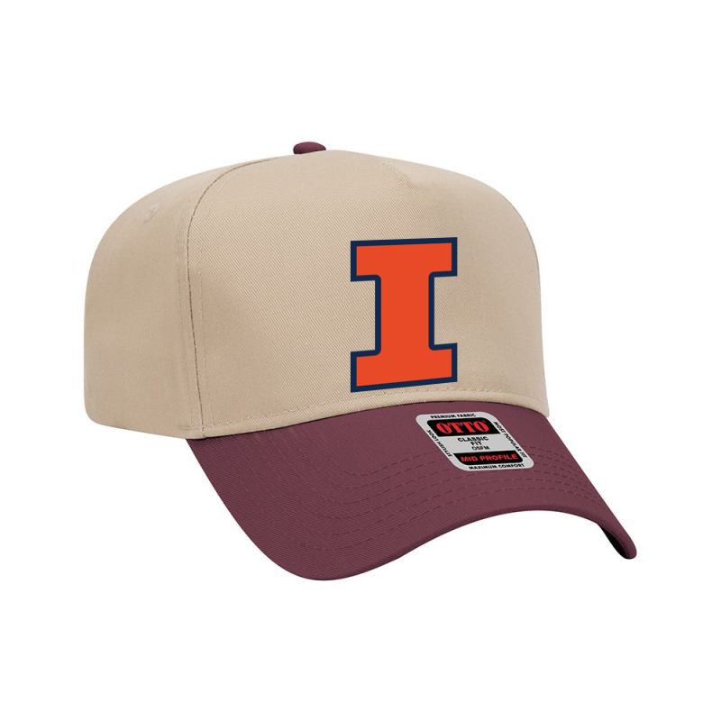 Illinois Fighting Illini, Merch Adjustable Baseball Cap by asherparker987 | Artistshot