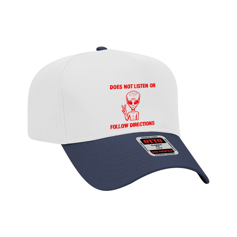 Does Not Listen Or Follow Directions Adjustable Baseball Cap | Artistshot