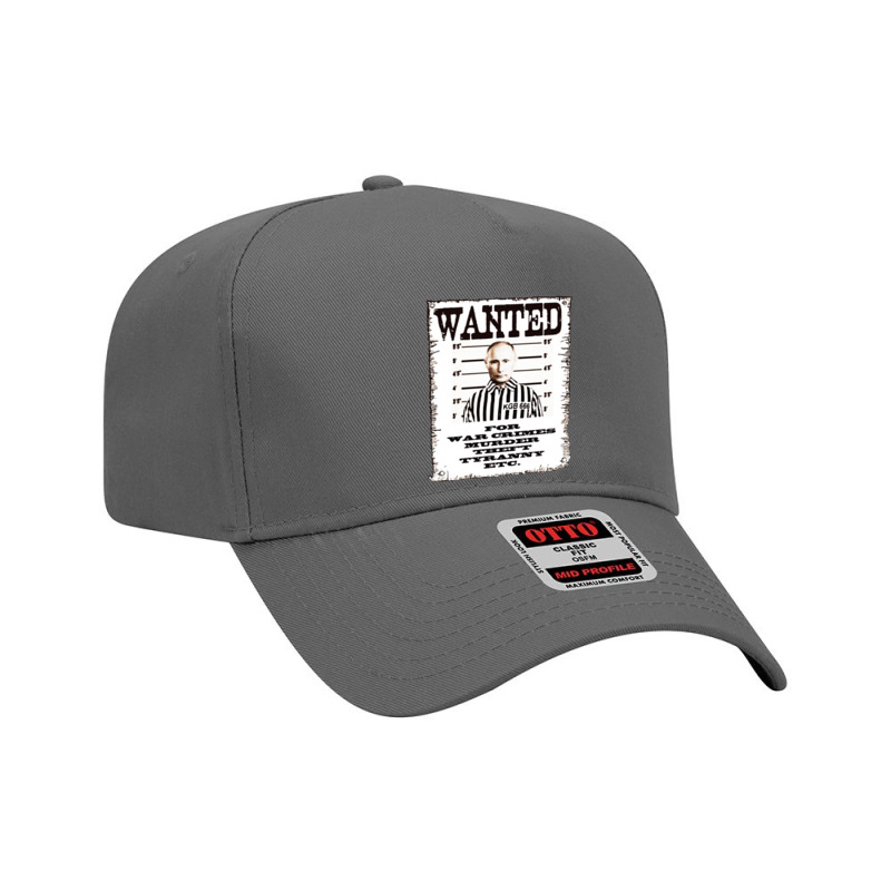 Wanted Dead Or Alive Putin War Crimes Adjustable Baseball Cap by halahbohk | Artistshot