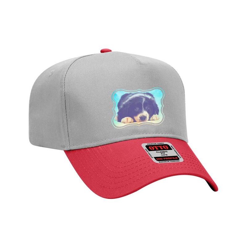 Border Collie Puppy Adjustable Baseball Cap | Artistshot