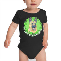 St Patricks Day Gift T  Shirt One Lucky Belgian Malinois Funny St. Pat Baby Bodysuit | Artistshot