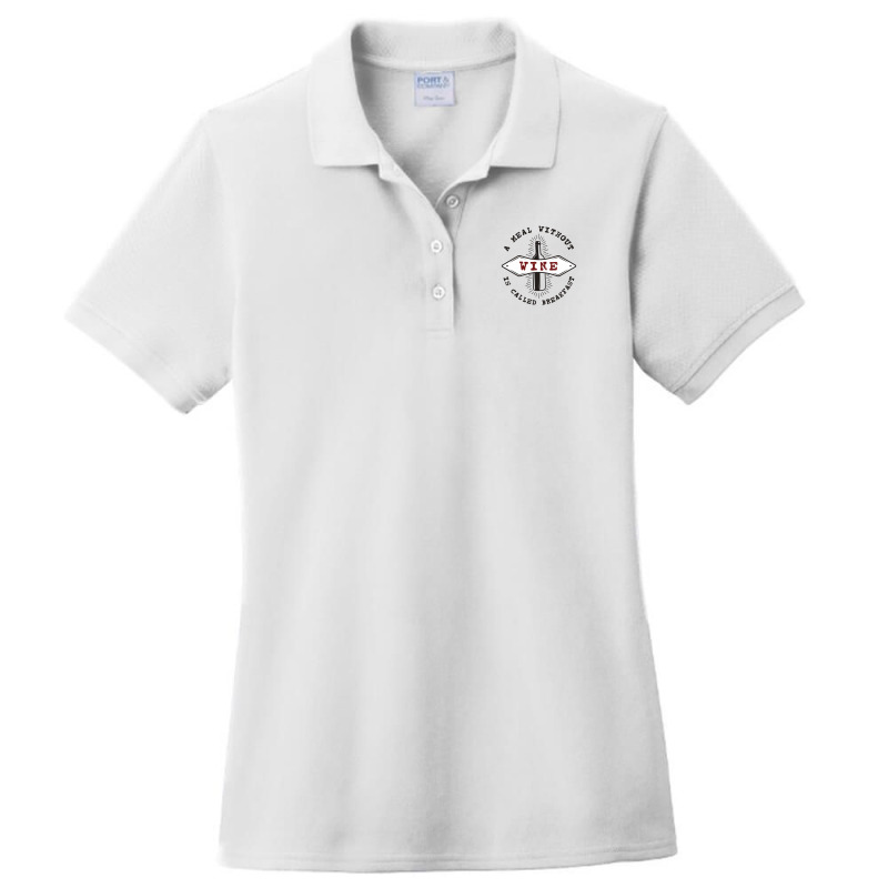 Wine Ladies Polo Shirt by Disgus_Thing | Artistshot