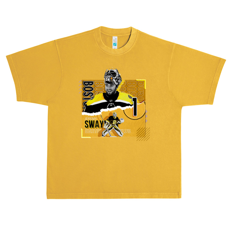 Jeremy Swayman Hockey Urban Heavy T-shirt by liburdowu | Artistshot