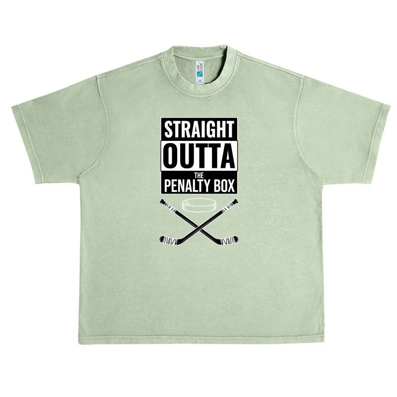 Hockey Straight Outta The Penalty Box Urban Heavy T-shirt by putridayanah | Artistshot