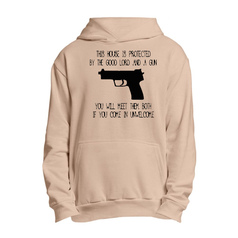 This House Is Protected By The Good Lord Urban Pullover Hoodie | Artistshot