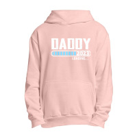 Mens New Dad 1st Time Dad Est 2023 Promoted To Daddy 2023 Father Urban Pullover Hoodie | Artistshot