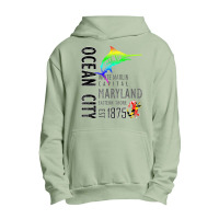 Ocean City Maryland White Marlin Capital Eastern Shore T Shirt Urban Pullover Hoodie | Artistshot