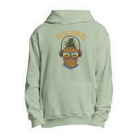 Pineapple Headphone Illustration Urban Pullover Hoodie | Artistshot