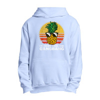 I'm Here For The Gangbang Upside Down Pineapple Swingerswinger Urban Pullover Hoodie | Artistshot