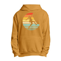 Bouldering T  Shirt Bouldering Silhouette On A Distressed Retro Sunset Urban Pullover Hoodie | Artistshot