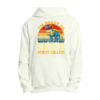 Kids Ready To Crush First Grade Dinosaur Back To School Boys Kids T Sh Urban Pullover Hoodie | Artistshot