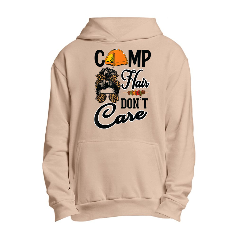 Ladies Camp Hair Don't Care Funny Outdoors Women Teen Girls T Shirt Urban Pullover Hoodie | Artistshot