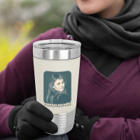 Vanessa Paradis Retro Style 80s Francophile Design Leatherette Tumbler | Artistshot