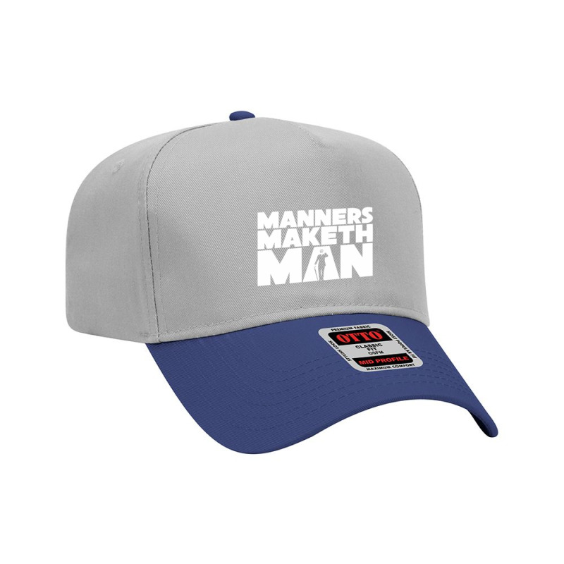 Manners Maketh Man Adjustable Baseball Cap by sonchar | Artistshot