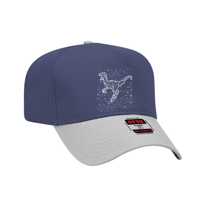 Velociraptor T  Shirt Velociraptor Dinosaur Zodiac Symbol Astrological Adjustable Baseball Cap by oritchie954 | Artistshot