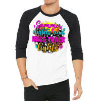 Summer Nights And Race Track Lights 3/4 Sleeve Shirt | Artistshot