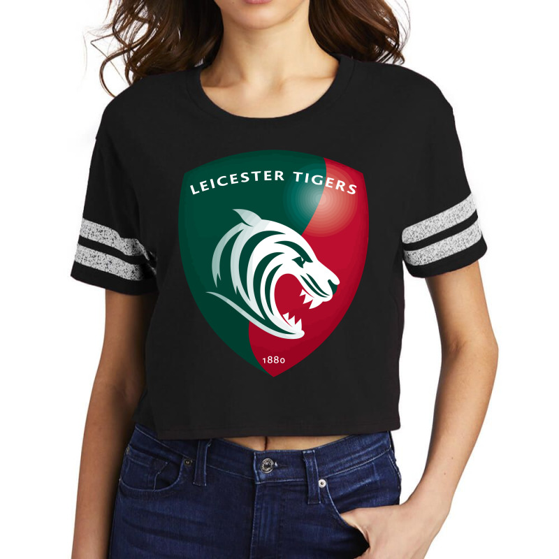 Leicester Tigers Scorecard Crop Tee by SomArt | Artistshot