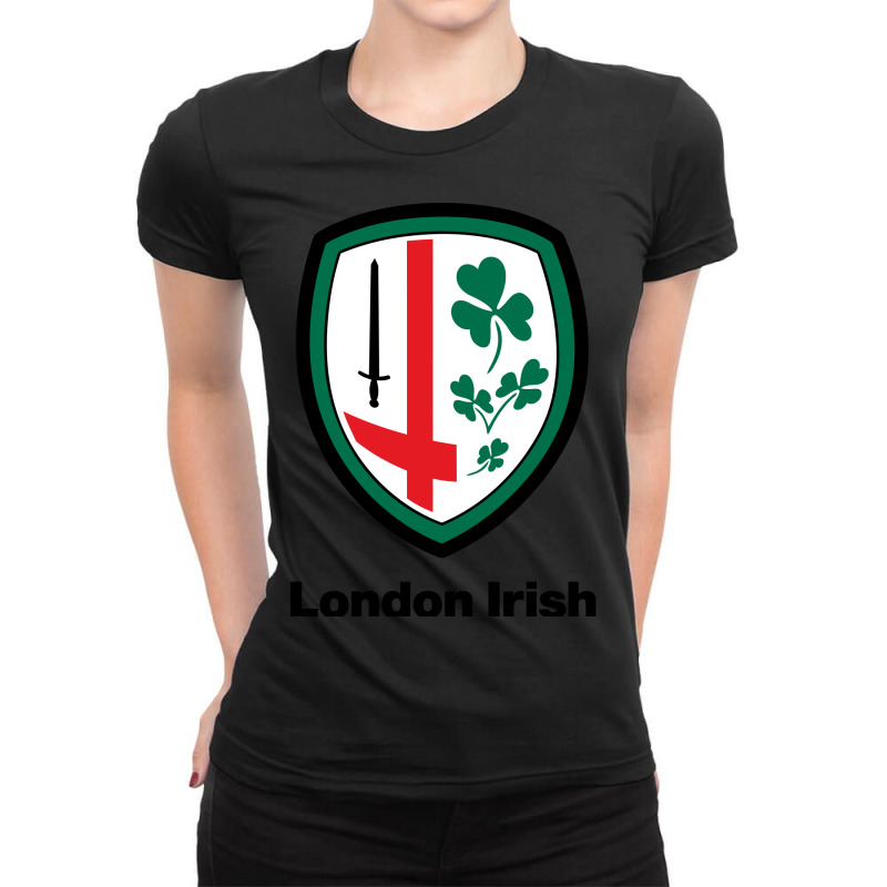 London Irish Ladies Fitted T-Shirt by SomArt | Artistshot