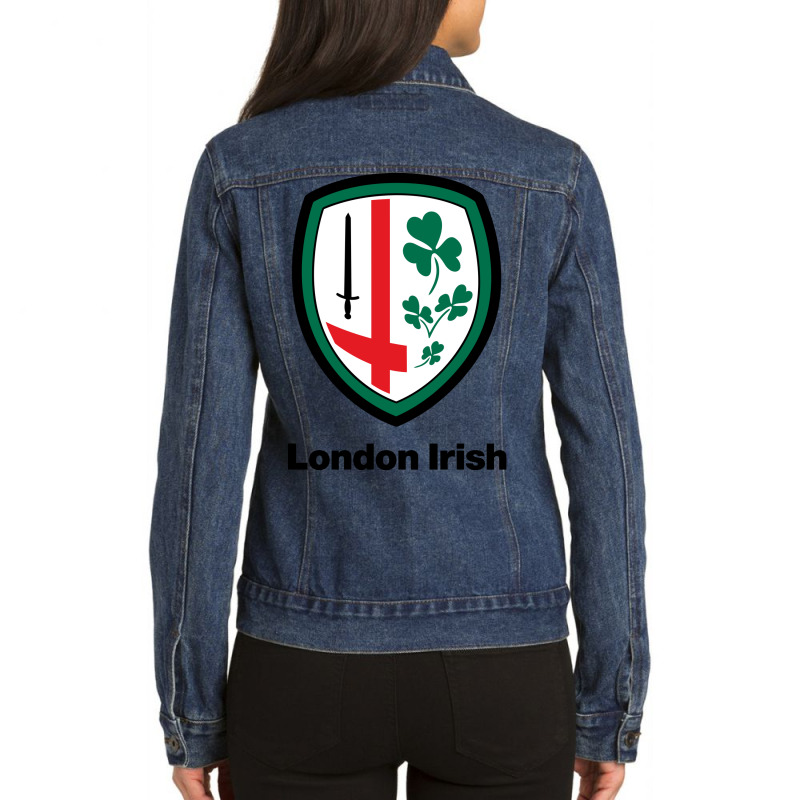 London Irish Ladies Denim Jacket by SomArt | Artistshot