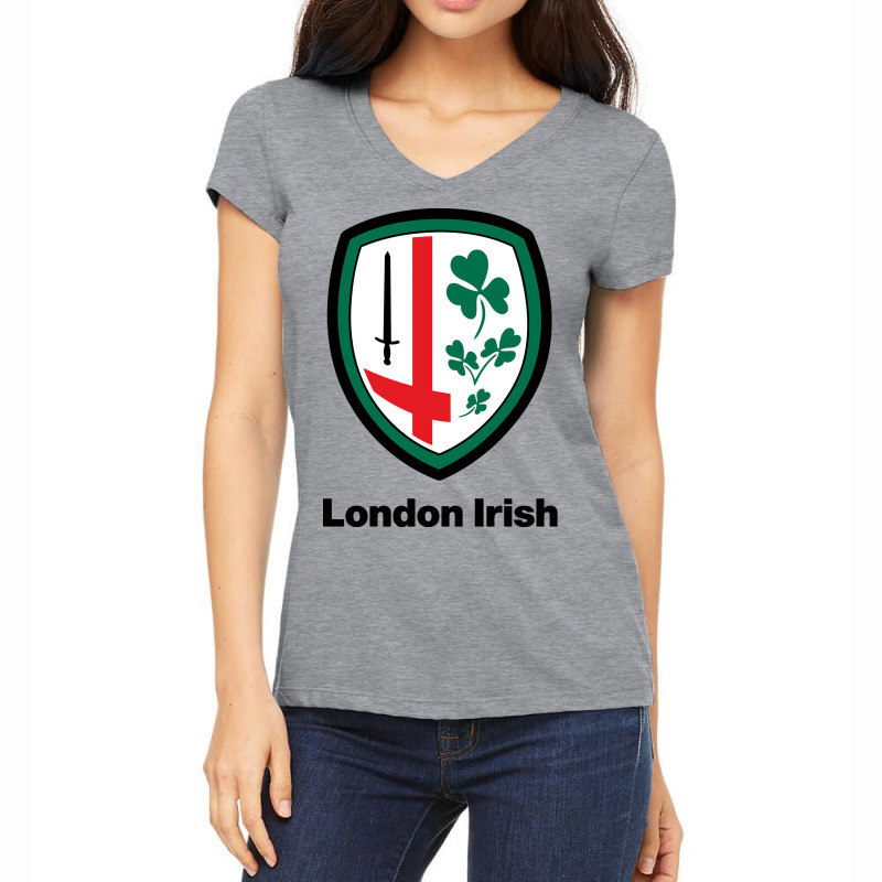 London Irish Women's V-Neck T-Shirt by SomArt | Artistshot