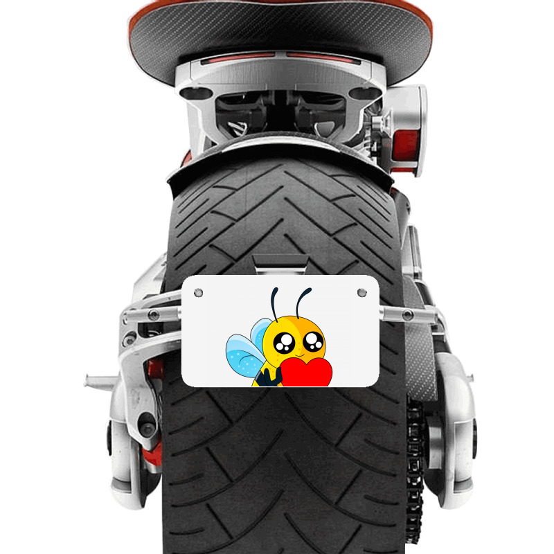 Honey Bee Motorcycle License Plate | Artistshot