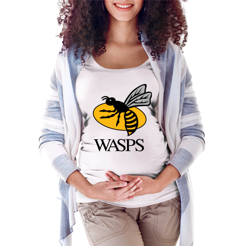 Wasps Maternity Scoop Neck T-shirt by SomArt | Artistshot