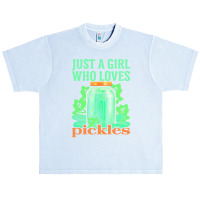 Cucumber T  Shirt Pickle Cucumber Vegan Girl T  Shirt (1) Urban Heavy T-shirt | Artistshot