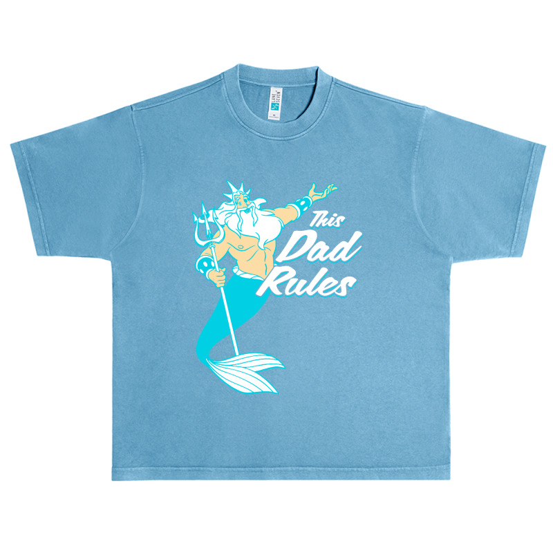 Mermaid King Triton Urban Heavy T-shirt by Bulumata | Artistshot