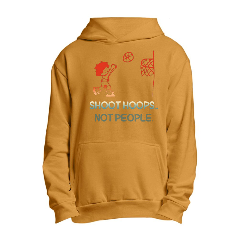 Shoot Hoops Not People Colorful Urban Pullover Hoodie | Artistshot