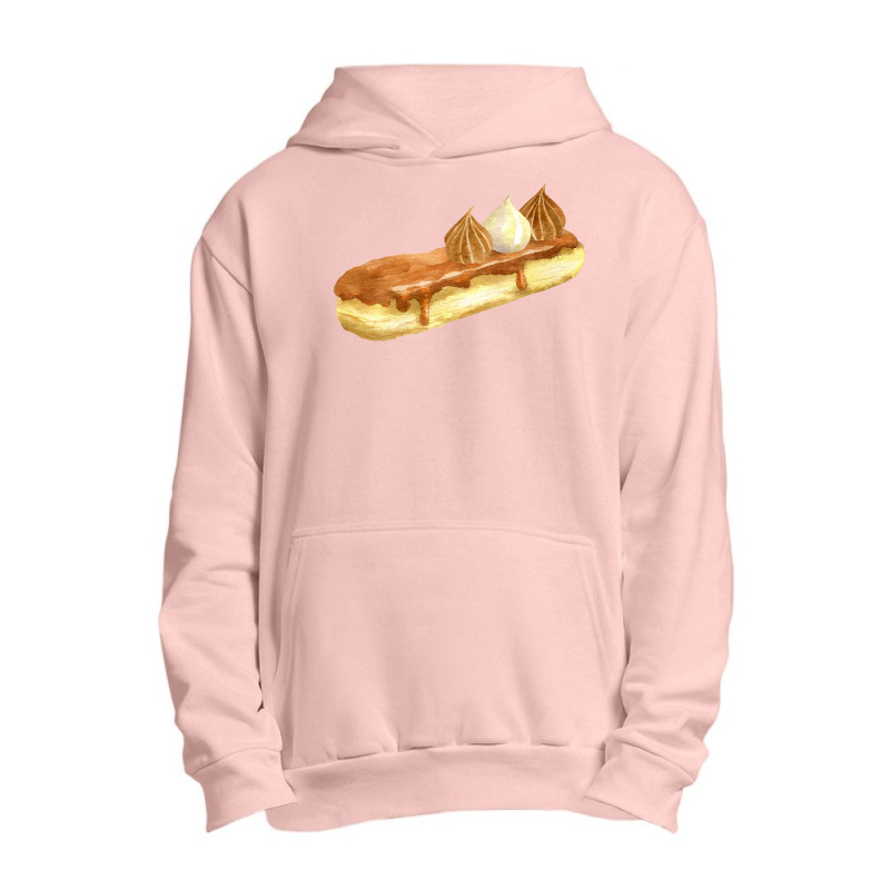 Caramel Eclair T  Shirt Salted Caramel Eclair With Meringue Toppings T Urban Pullover Hoodie | Artistshot