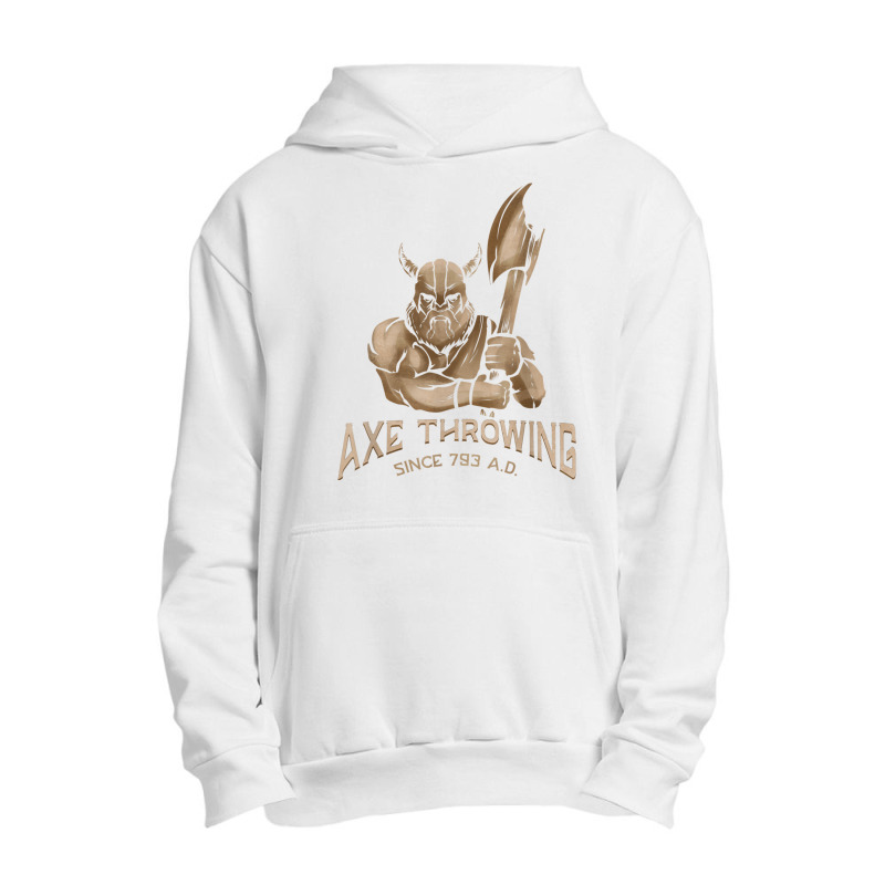 Lumberjack Axe Throwing Since 793 Ad Hatchet & Axe Throwing Urban Pullover Hoodie | Artistshot