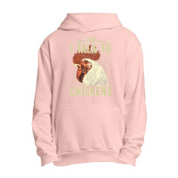 Chicken Chick Yep Im Talk Chickens Funny Chicken Animal Distressed Sty Urban Pullover Hoodie | Artistshot