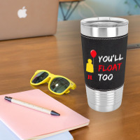 You’ll Float Too Red Balloon Halloween Costume Leatherette Tumbler | Artistshot