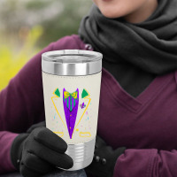 Mardi Gras Tuxedo Costume  Carnival Parade Design Leatherette Tumbler | Artistshot