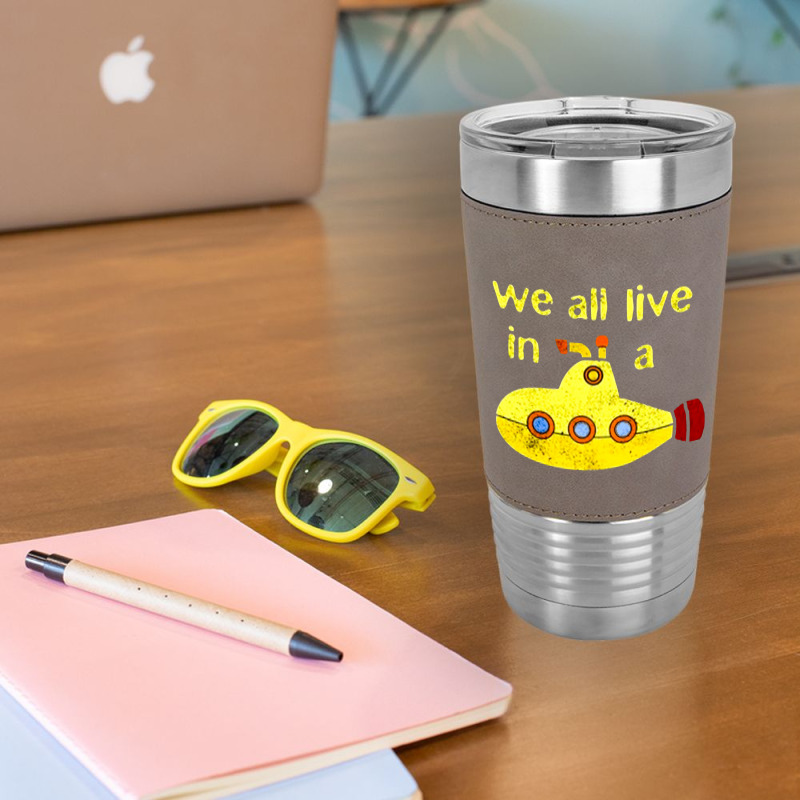 Yellow Submarine, The Yellow Submarine, Yellow, Submarine Leatherette Tumbler | Artistshot