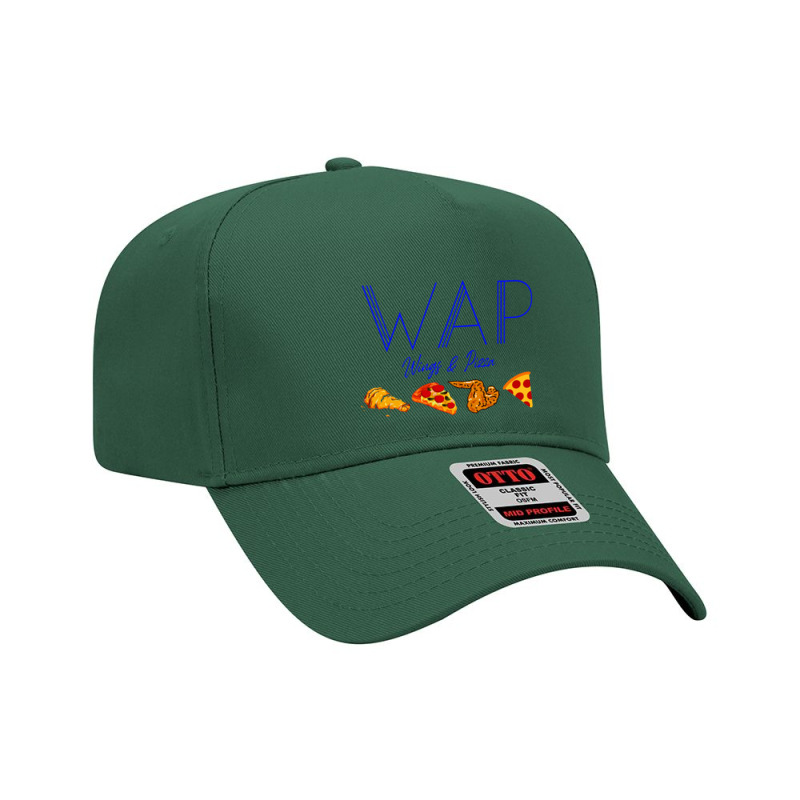 Wap Wings And Pizza Classic Adjustable Baseball Cap | Artistshot