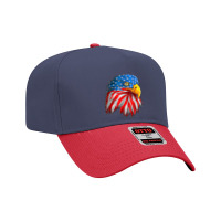 American Bald Eagle Mullet Usa Flag Patriotic 4th Of July T Shirt Adjustable Baseball Cap | Artistshot