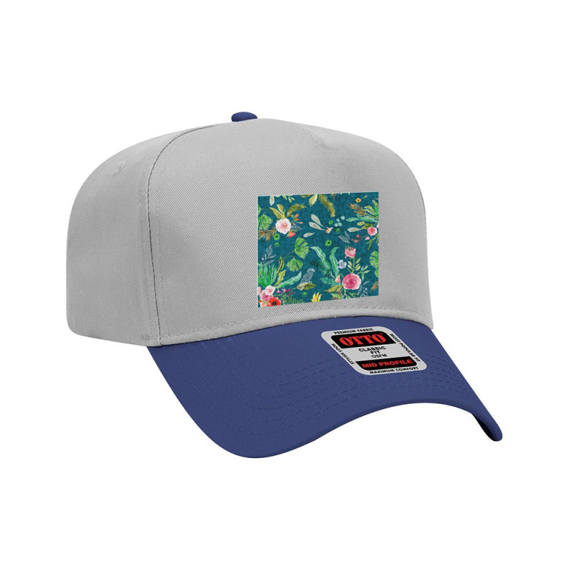 Paradisio Floral Adjustable Baseball Cap by panasadem | Artistshot