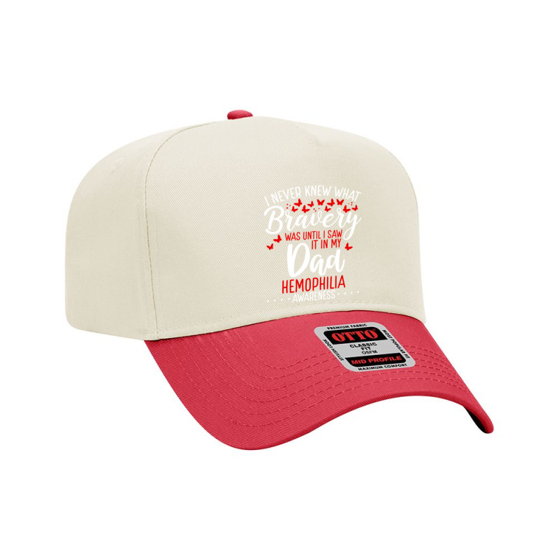 Hemophilia Awareness Dad Fathers Day T Shirt Classique Adjustable Baseball Cap by loudhefty | Artistshot