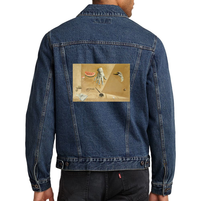 The Ecumenical Council 1960 By Salvador Dali 83662146 Men Denim Jacket by fahmi2 | Artistshot